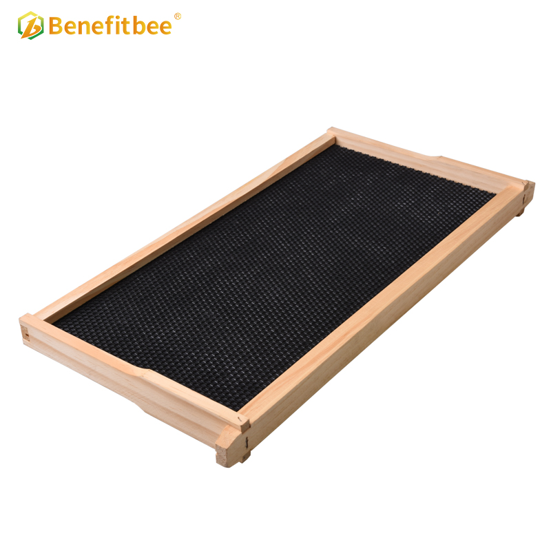 Beekeeping equipment wooden bee hive frame plastic comb foundation sheet