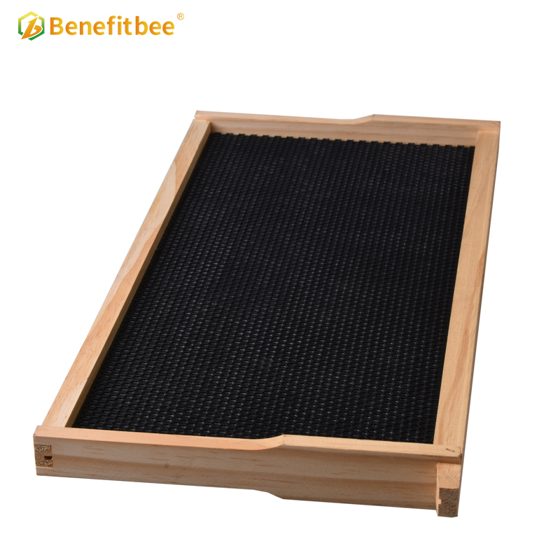Beekeeping equipment wooden bee hive frame plastic comb foundation sheet