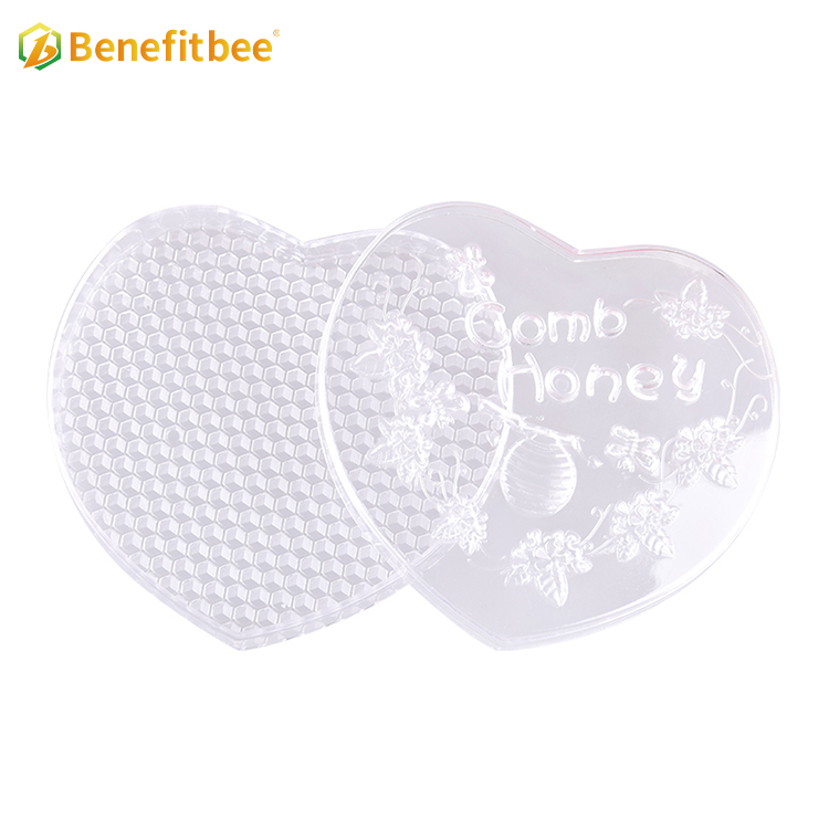 Beekeeping Tool Fully transparent Heart-shaped Comb honey frame Benefitbee F12B