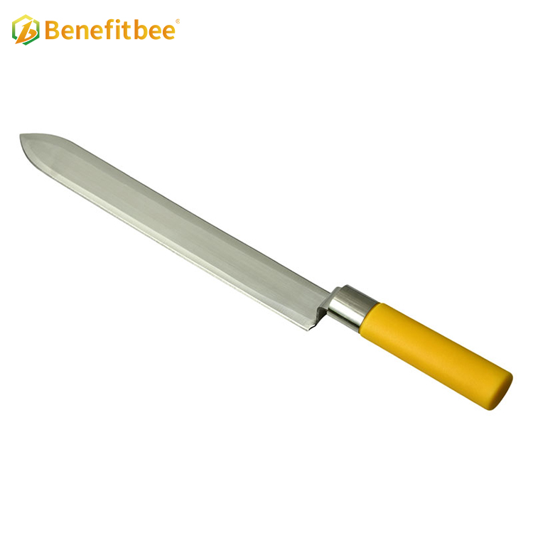 Herramientas de colmena con mango de plástico para apicultura, cuchillo para destapar miel