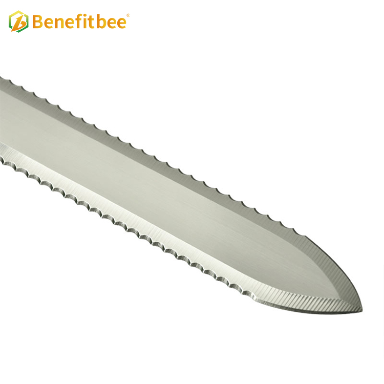 Double Blade Wooden Handle Stainless Steel Uncapping Honey Knife For Beekeeping Tools