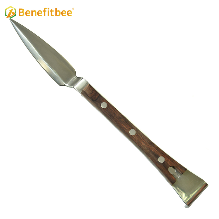 Equitación de apicultura, cuchillo para destapar miel, herramienta corta de acero inoxidable para apicultor de Corea