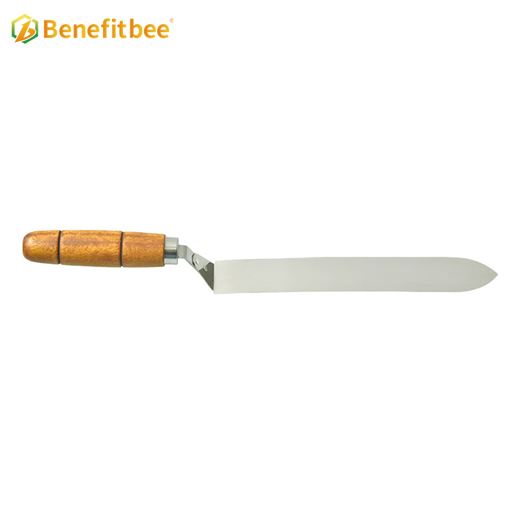 Uncapping Knife Professional Stainless Steel Wooden Handle Knife For Beekeeper