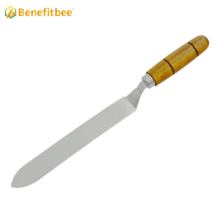 Uncapping Knife Professional Stainless Steel Wooden Handle Knife For Beekeeper