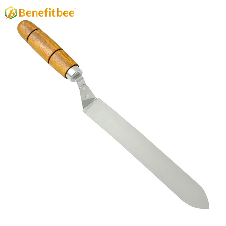 Uncapping Knife Professional Stainless Steel Wooden Handle Knife For Beekeeper