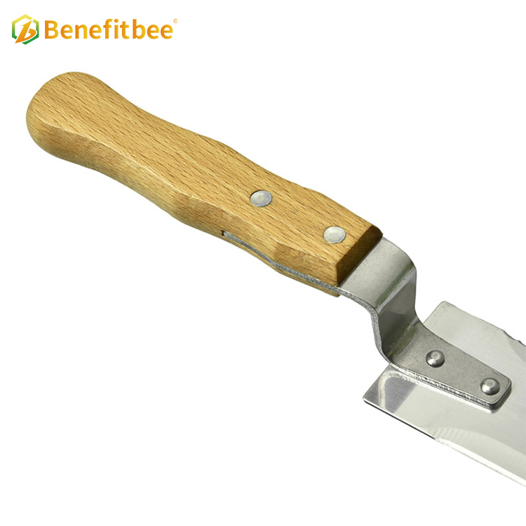Wholesale beekeeping tool wood handle honey bee extractor uncapping knife