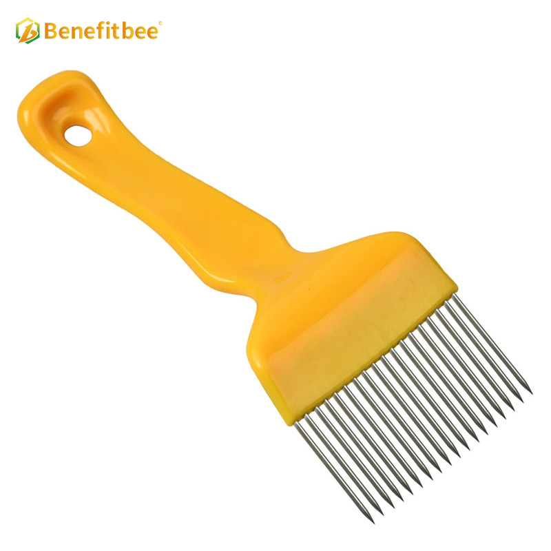 Beekeeping Equipment Tools Stainless Steel honey 18pin Straight Bent Needle Uncapping Fork