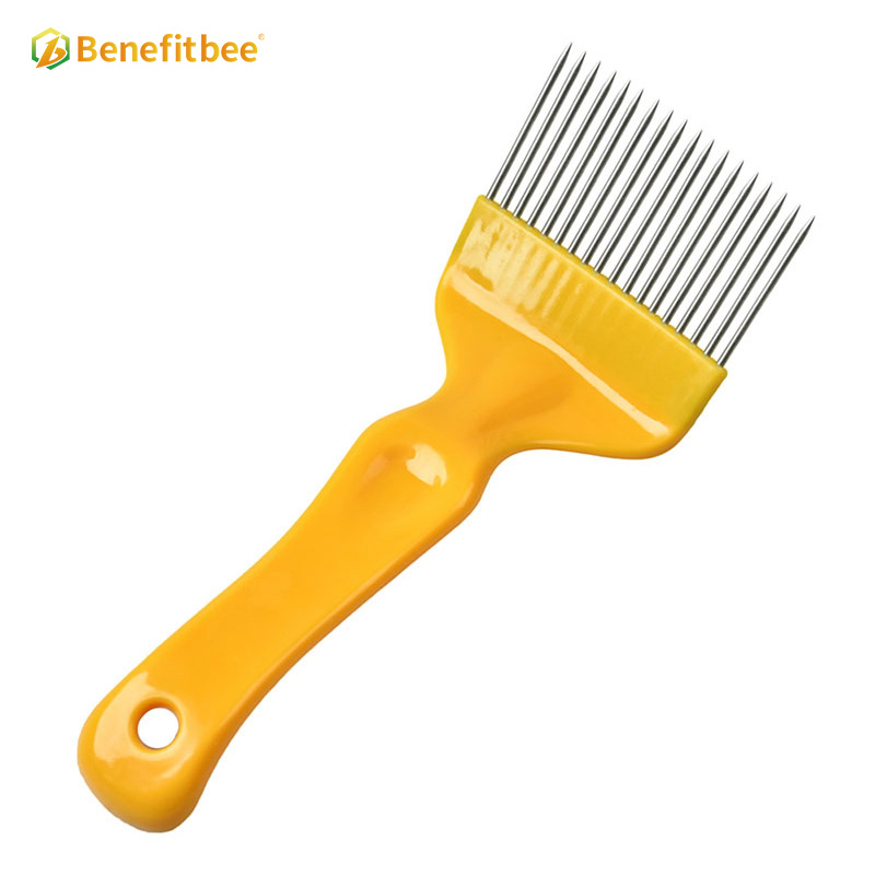 Beekeeping Equipment Tools Stainless Steel honey 18pin Straight Bent Needle Uncapping Fork