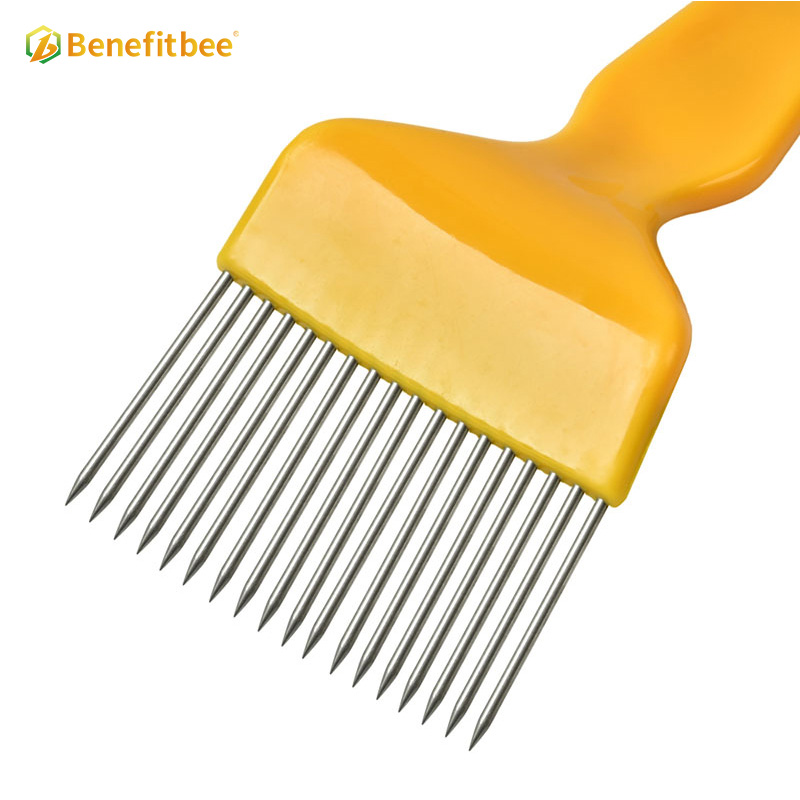 Beekeeping Equipment Tools Stainless Steel honey 18pin Straight Bent Needle Uncapping Fork