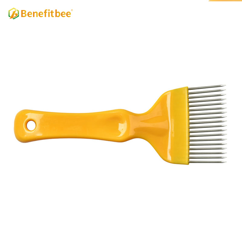 Beekeeping Equipment Tools Stainless Steel honey 18pin Straight Bent Needle Uncapping Fork