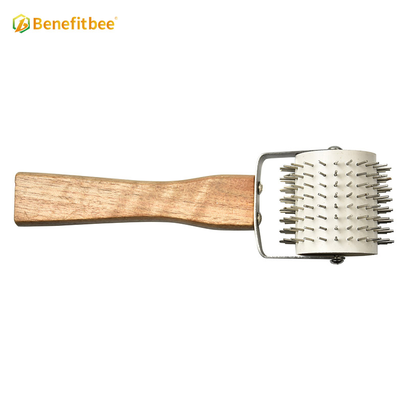Wholesale good price beekeeping tool Stainless Steel honey scraper for beekeeper use uncapping knife roller