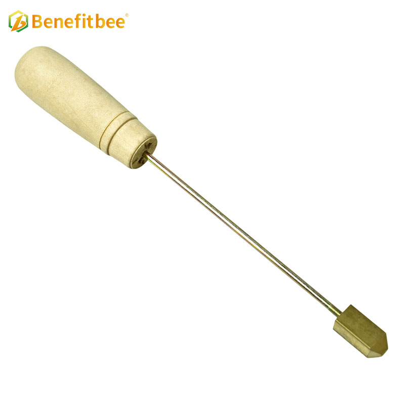 Beekeeping Tools Square Head Wooden Handle Hive Frame Copper Wire Embedder