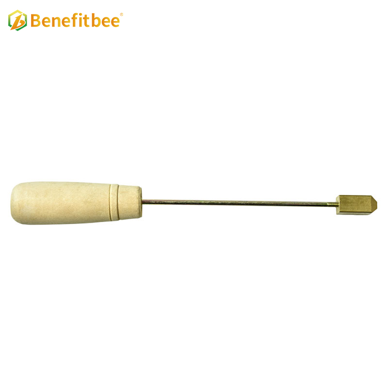 Beekeeping Tools Square Head Wooden Handle Hive Frame Copper Wire Embedder