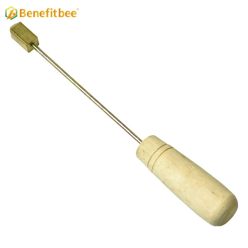 Beekeeping Tools Square Head Wooden Handle Hive Frame Copper Wire Embedder