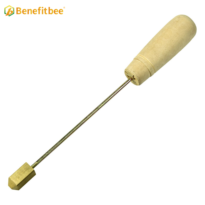 Beekeeping Tools Square Head Wooden Handle Hive Frame Copper Wire Embedder