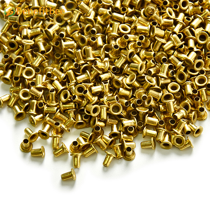 Factory Price Beekeeping Tool Bee Frame Pure Copper Eyelets/Brass Plated Brass Eyelets