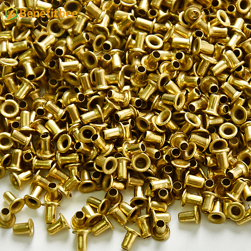 Factory Price Beekeeping Tool Bee Frame Pure Copper Eyelets/Brass Plated Brass Eyelets
