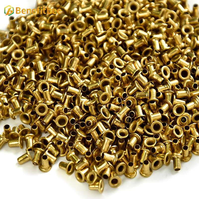 Factory Price Beekeeping Tool Bee Frame Pure Copper Eyelets/Brass Plated Brass Eyelets