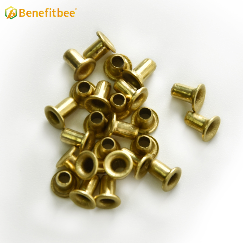 Factory Price Beekeeping Tool Bee Frame Pure Copper Eyelets/Brass Plated Brass Eyelets