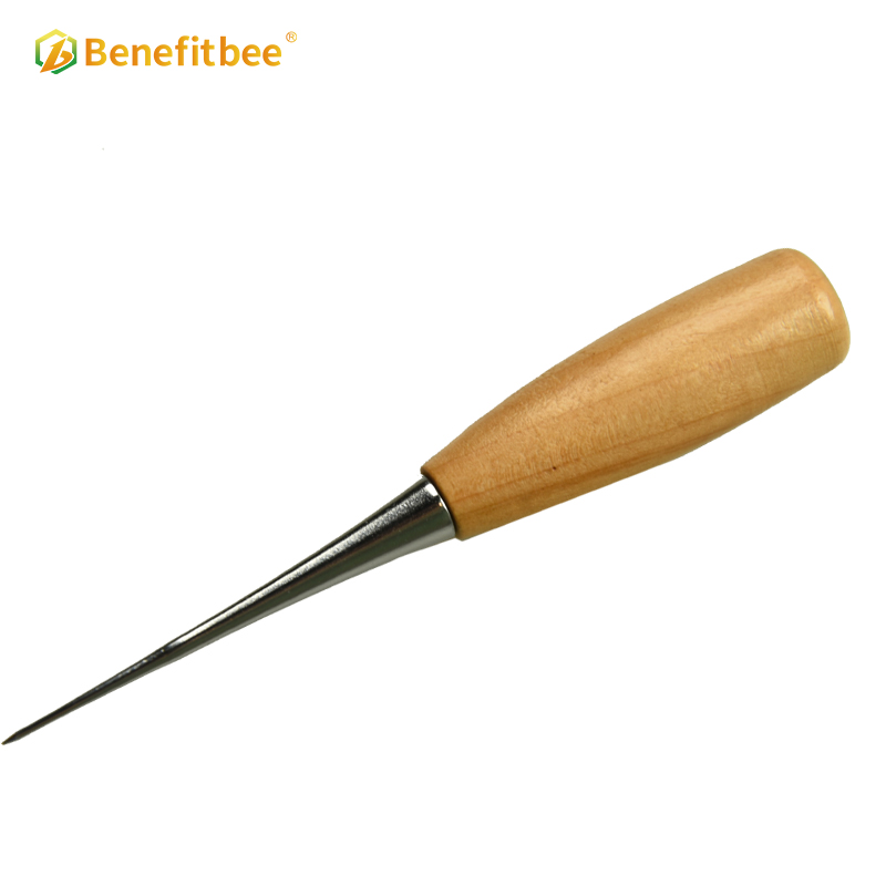 Wholesale Beekeeping Tools Wooden Handle Hole Punches Leather Drillable Stitching