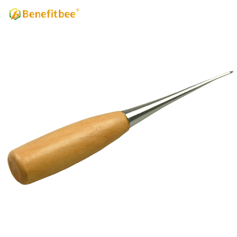 Wholesale Beekeeping Tools Wooden Handle Hole Punches Leather Drillable Stitching
