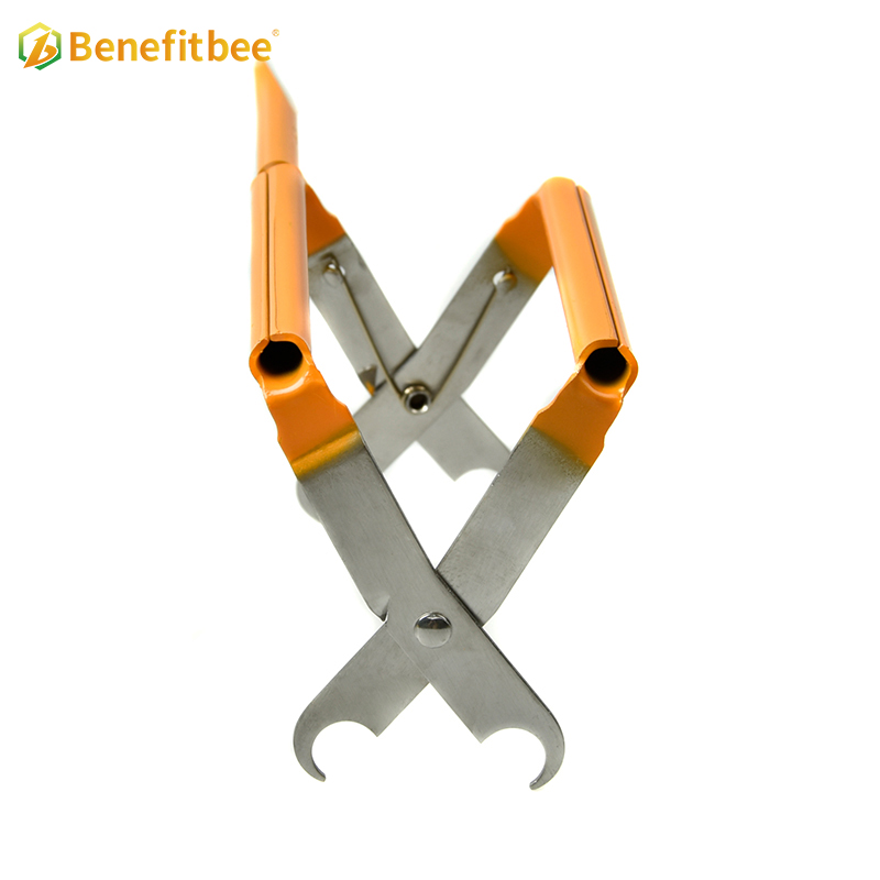 High quality European Style metal handle Stainless Steel beehive tools frame grip
