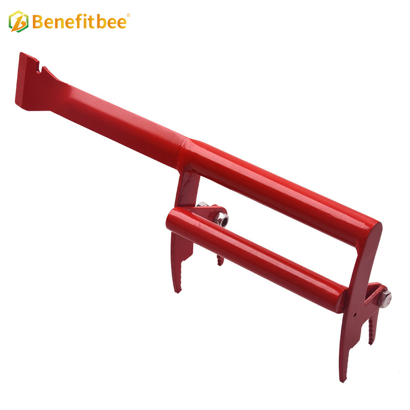 Offres spéciales support de cadre de ruche d'abeille clip de cadre outils de ruche en acier inoxydable rouge