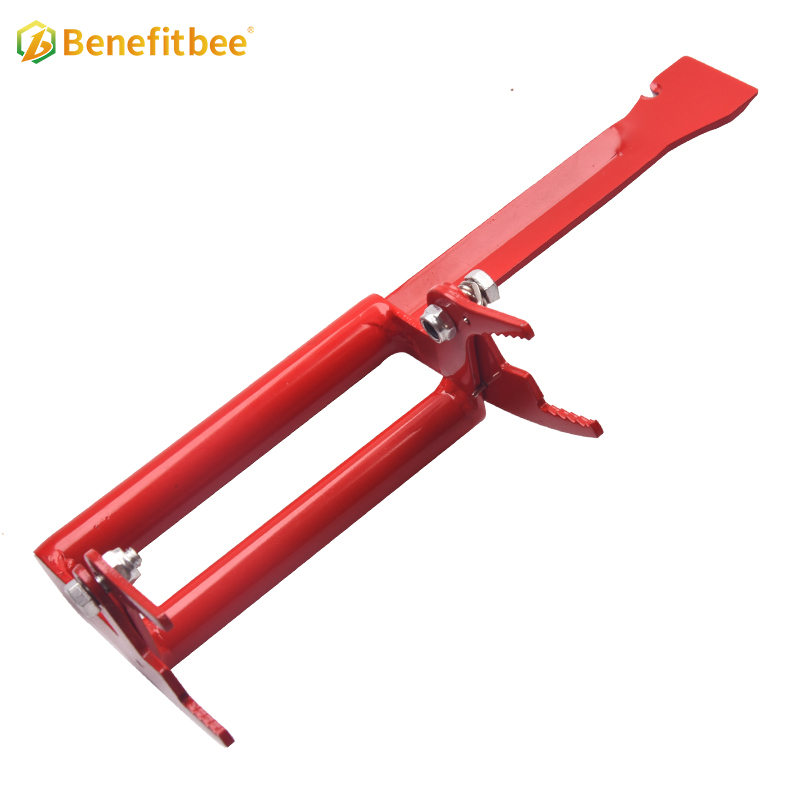 Gran oferta, soporte para marco de colmena de abeja, clip de marco, herramientas de colmena de acero inoxidable rojas