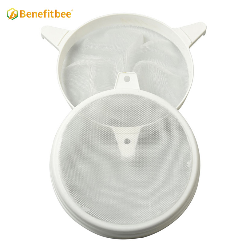 High quality honey processing food grade plastic double sieve honey filter honey Strainer