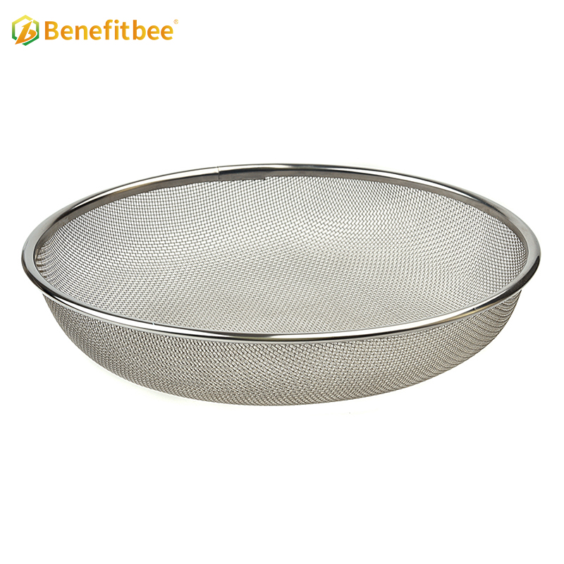 Beekeeping tools double layers 304 SS apiculture bee honey strainer