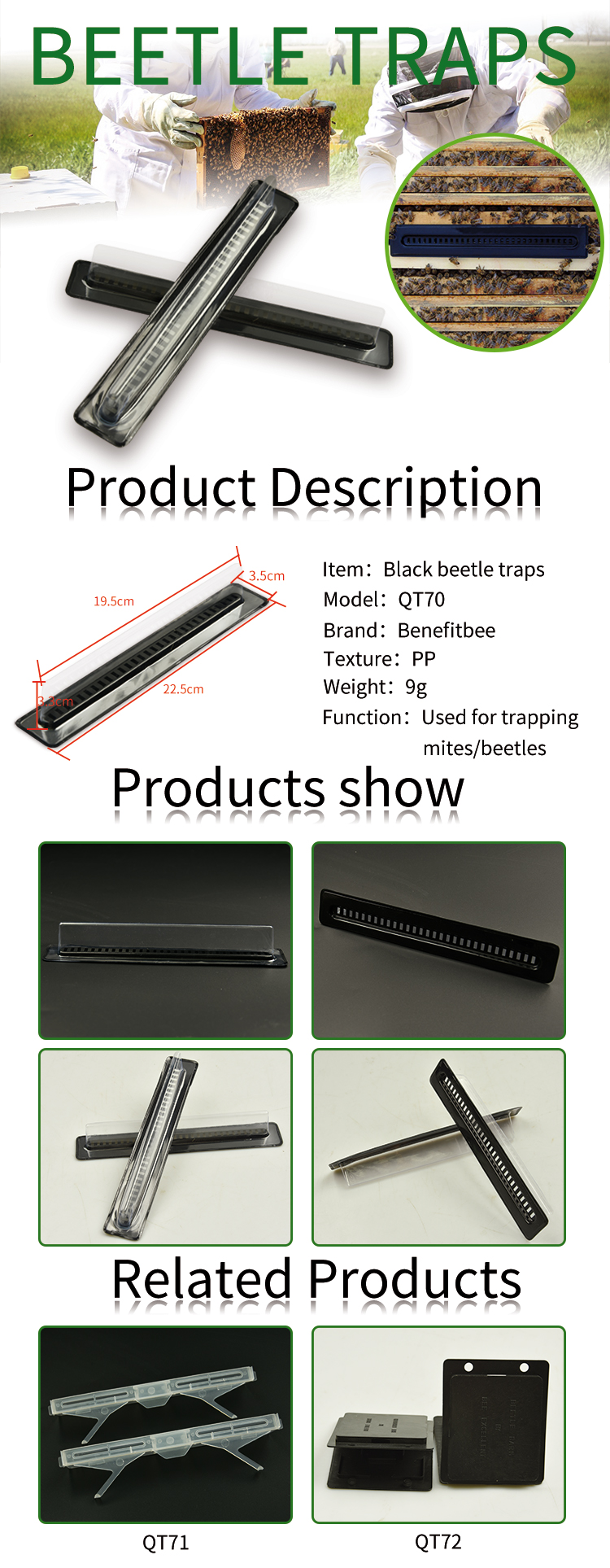 hive beetle trap insect trap