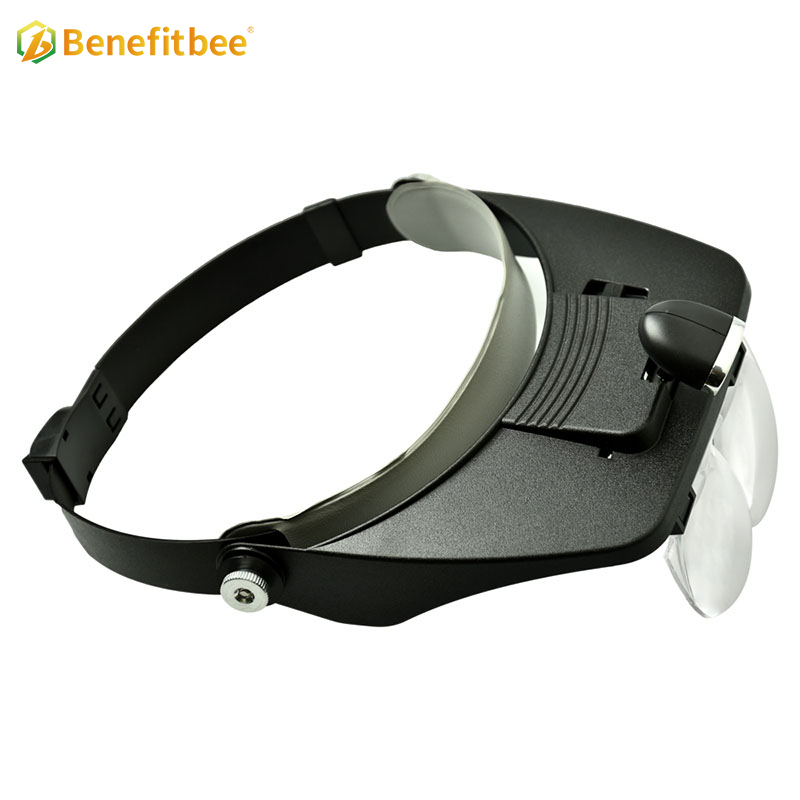 Benefitbee Hot sale Beekeeping Led magnifier Tool Head Loupe QB02