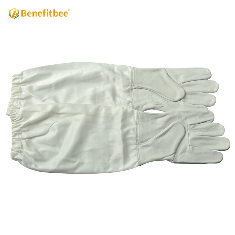 Manufacture Customized Canvas Beekeeper Use Sting Proof Best Beekeeping Gloves For Beekeeping Equitment