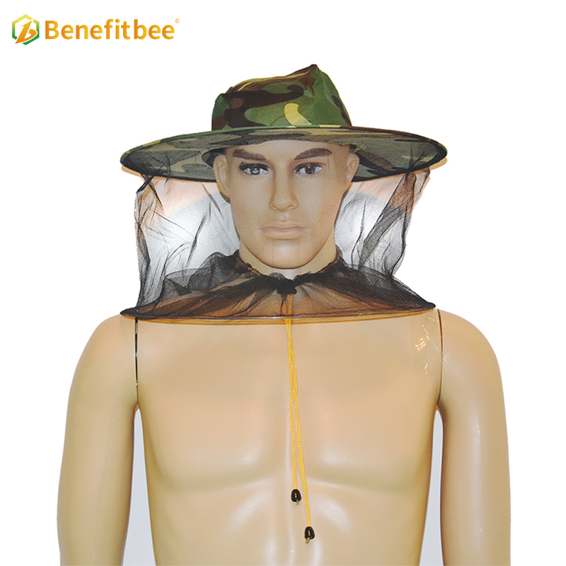 protective beekeeping tools bee hat veil green benefitbee BH09