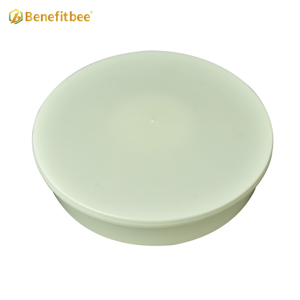 Plastic Round bee feeder Plastic Round 10.24*2.16 inch Beekeeping Feeder For Beehive Top Benefitbee FD08