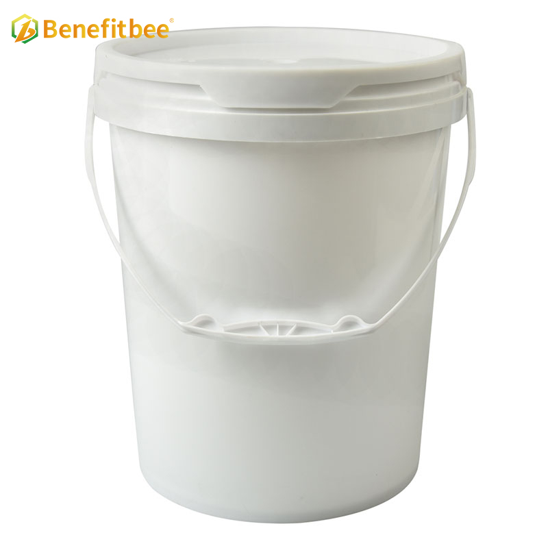 20 liters plastic beekeeping supplies honey pail/bucket with thickened body