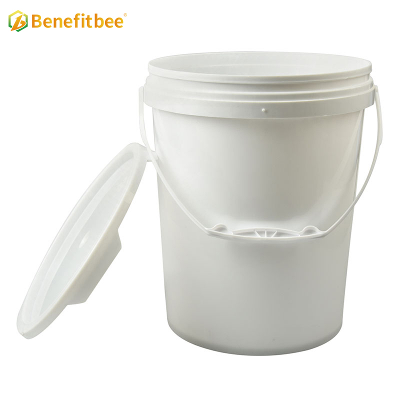 20 liters plastic beekeeping supplies honey pail/bucket with thickened body