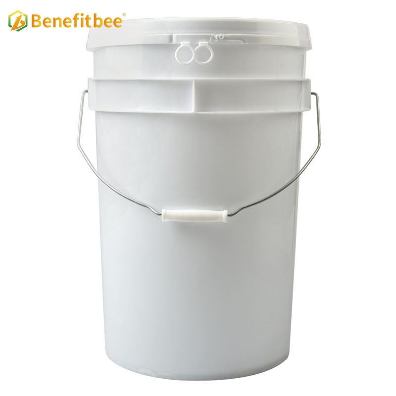 Wholesales beekeeping equitment plastic 20 liters plastic honey pail