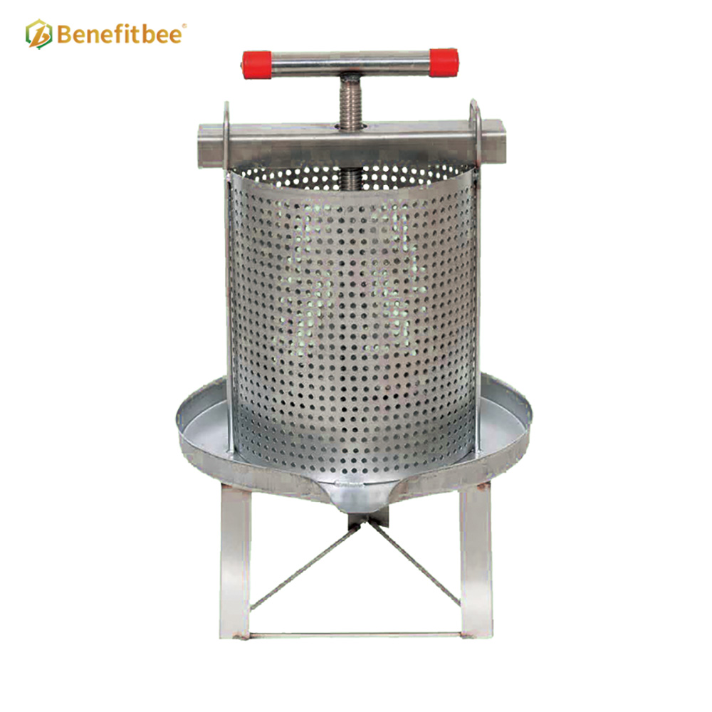 Manual honey press machine mesh wax press machine Stainless Steel beekeeping presser tool