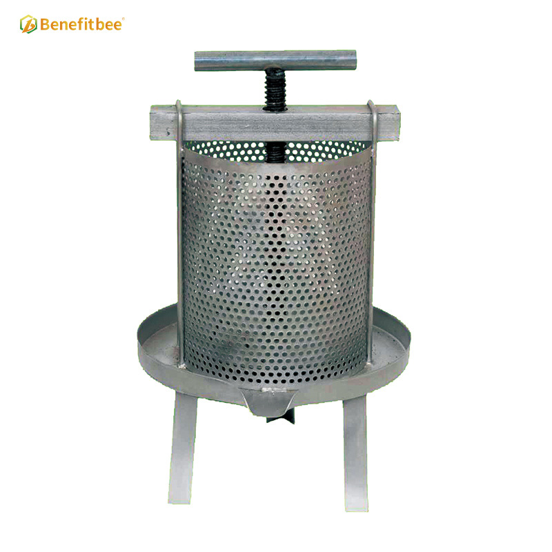 Benefitbee Beekeeping Machine Knocked Down Iron Wax Press With Splash Collar For High Quality ZT02