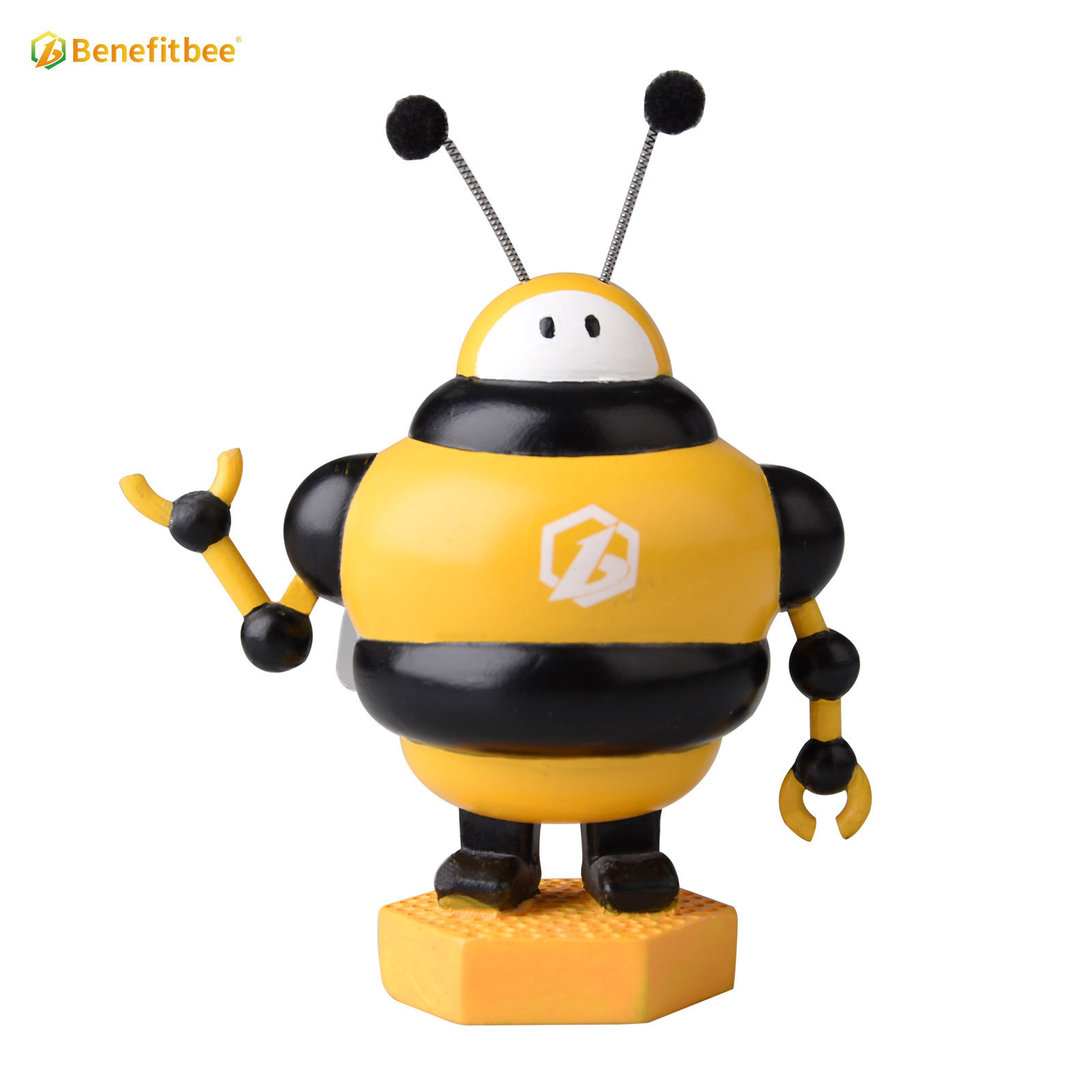 Resin Craftwork Customized 3D Bee Resin Craftwork Benefitbee RC005