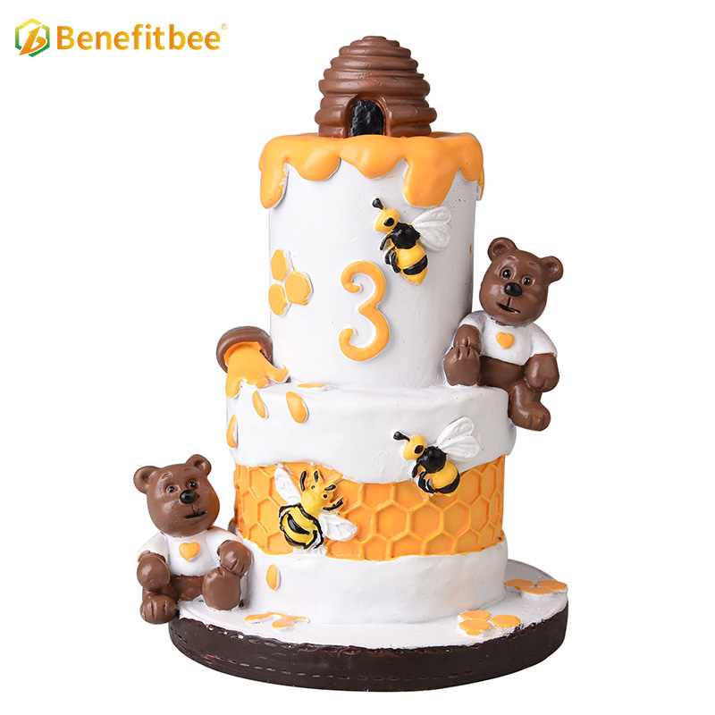 Beekeeping Craftwork 3D Bee Resin Craftwork for Sell RC004