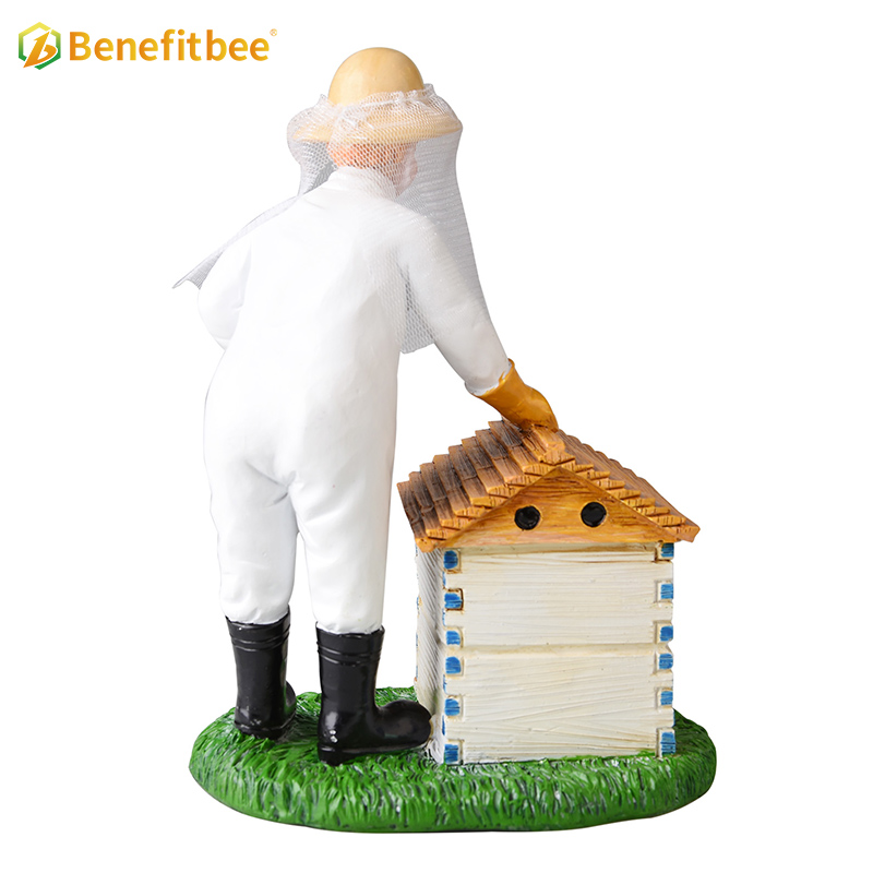 Artesanía de resina Benefitbee, artesanía de resina de abeja 3D personalizada para la venta