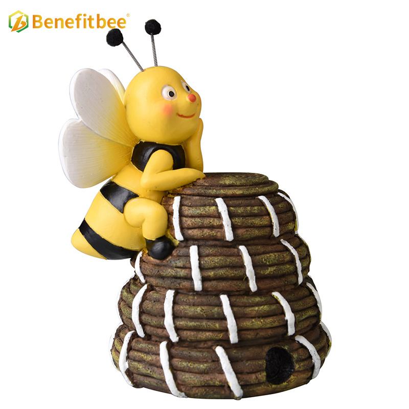 Benefitbee Resin Craftwork Customized 3D Bee Resin Craftwork for Sell RC002