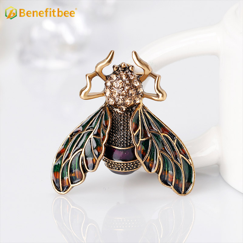 Benefitbee new fashion bee brooch pin crystal bee brooch AG080