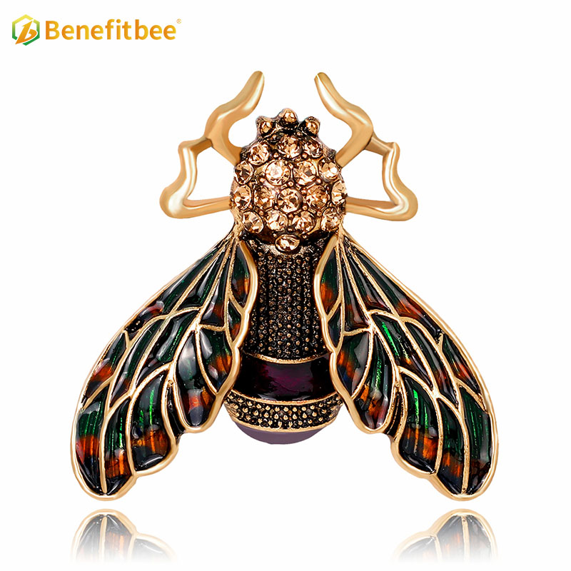 Benefitbee new fashion bee brooch pin crystal bee brooch AG080