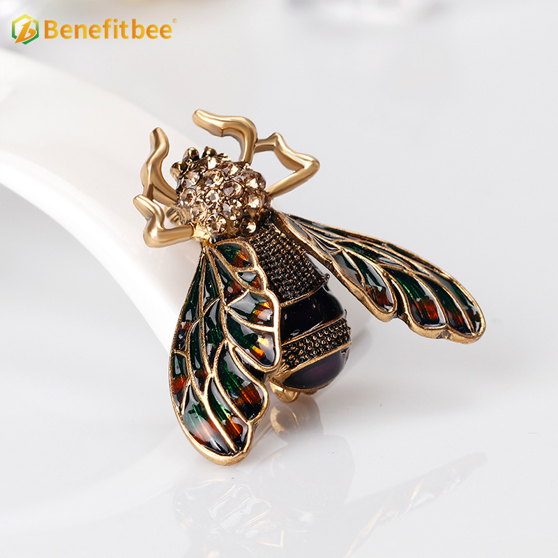Benefitbee new fashion bee brooch pin crystal bee brooch AG080