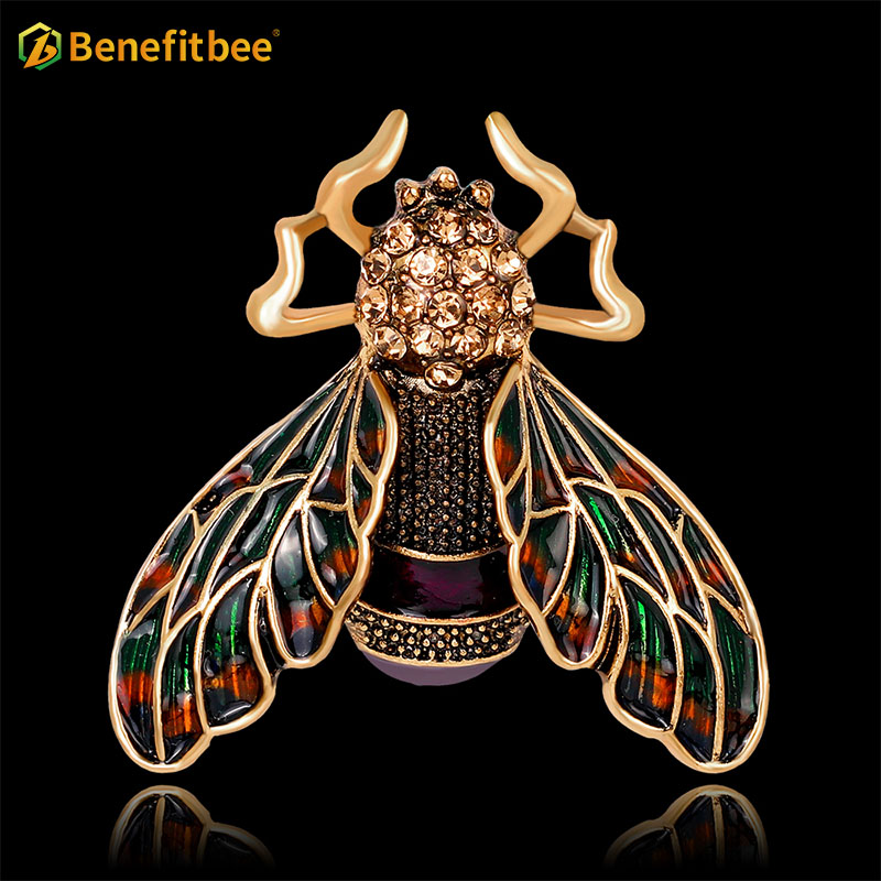 Benefitbee new fashion bee brooch pin crystal bee brooch AG080