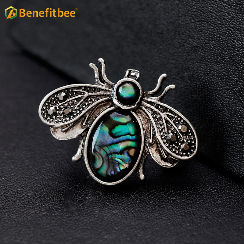 Benefitbee new fashion bee brooch pin crystal vintage bee brooch AG062