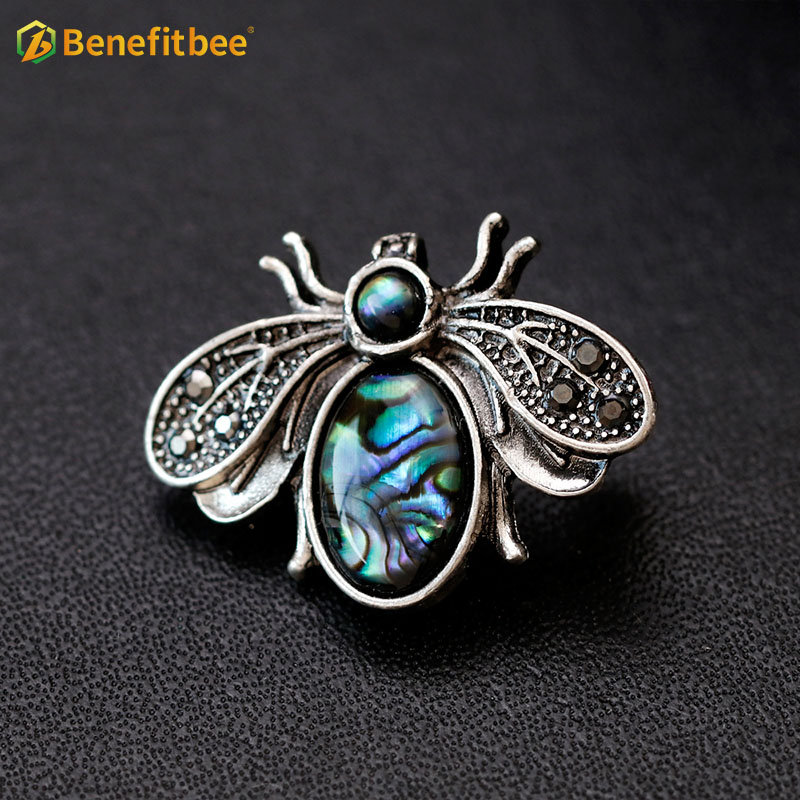 Benefitbee new fashion bee brooch pin crystal vintage bee brooch AG062